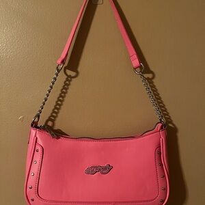 Ed Hardy Pink Shoulder Bag